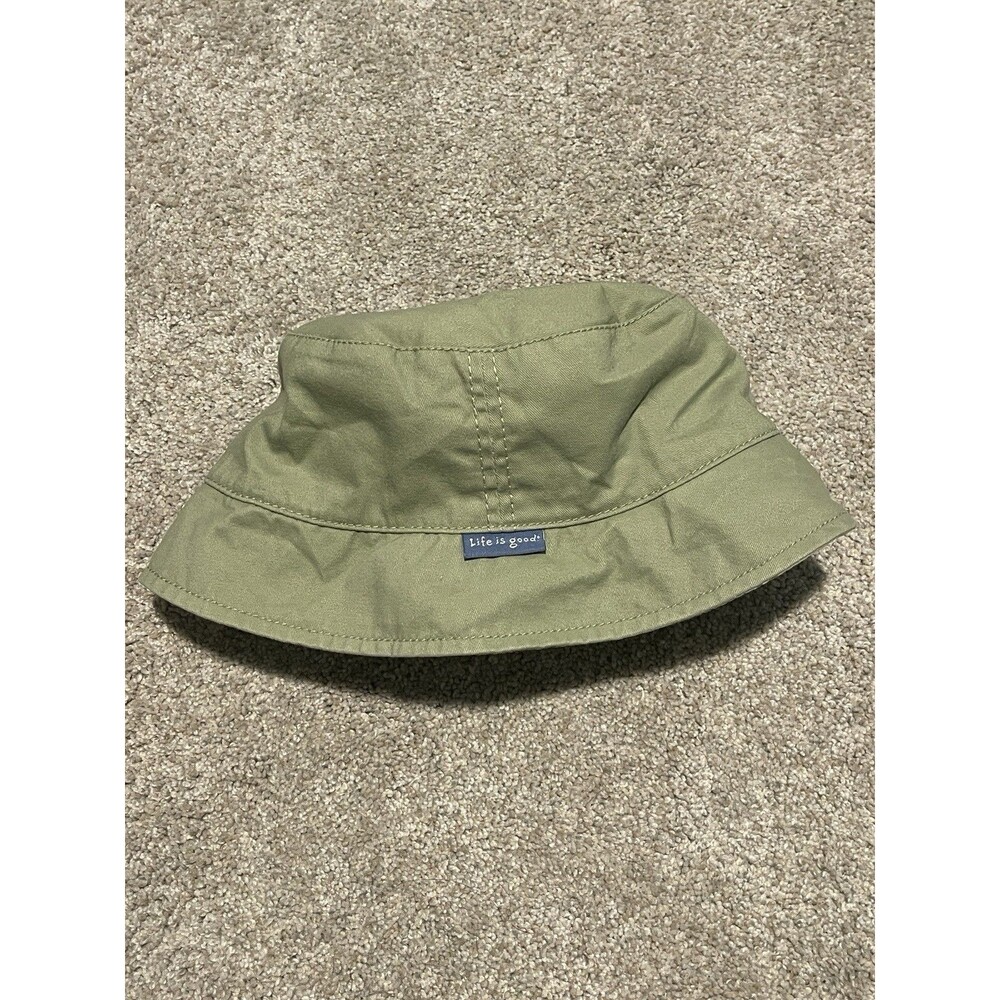 Life Is Good Bucket Hat Green OSFM Reversible